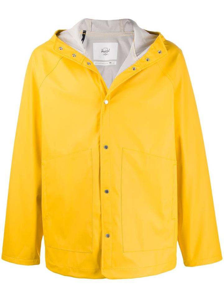 Herschel Supply Co. Hooded Rain Jacket - Yellow