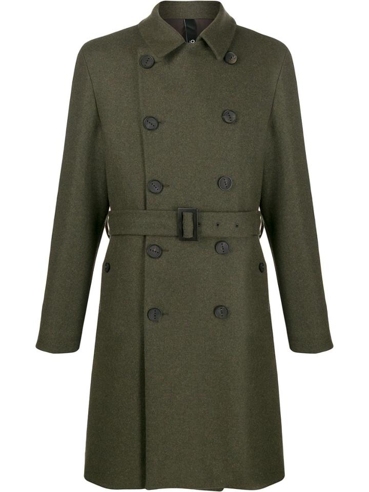 Hevo Military Style Coat - Green
