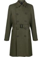 Hevo Military Style Coat - Green