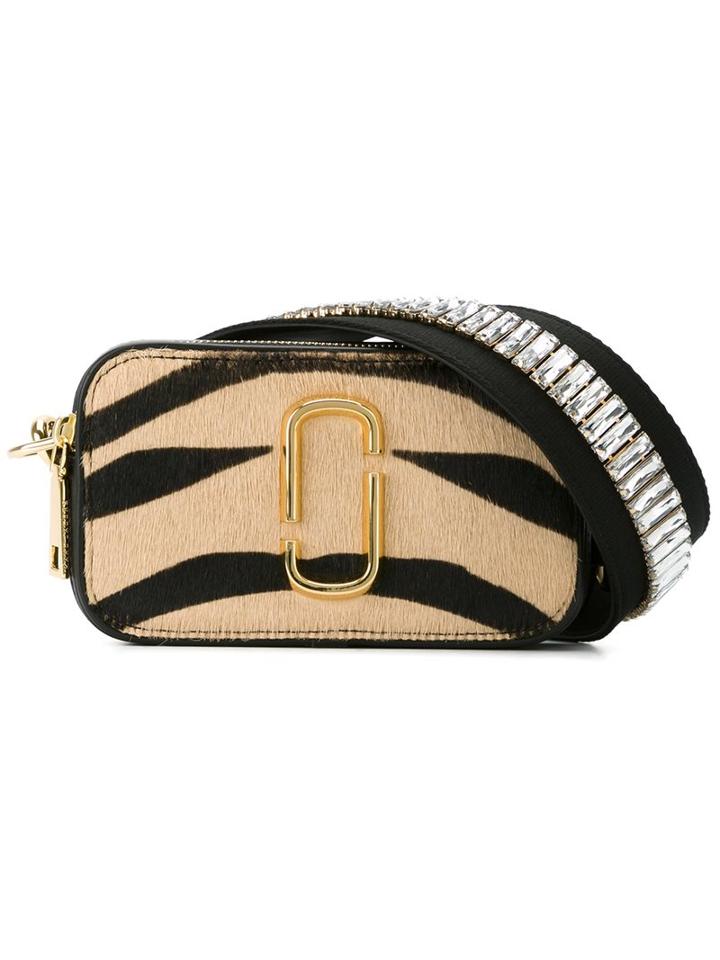 Marc Jacobs 'snapshot Zebra' Camera Crossbody Bag, Women's, Nude/neutrals