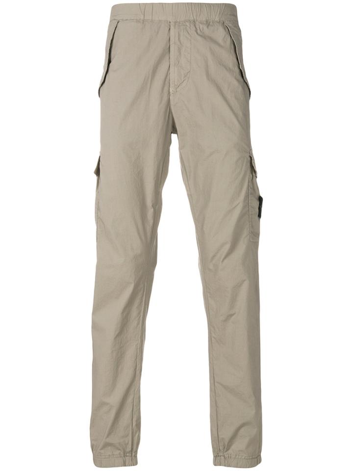 Stone Island Cargo Pocket Chino Trousers - Nude & Neutrals