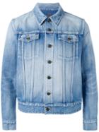 Saint Laurent - Stonewashed Jacket - Men - Cotton - S, Blue, Cotton