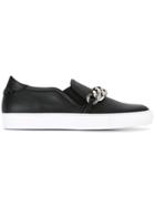 Givenchy Chain Trim Skate Sneakers - Black