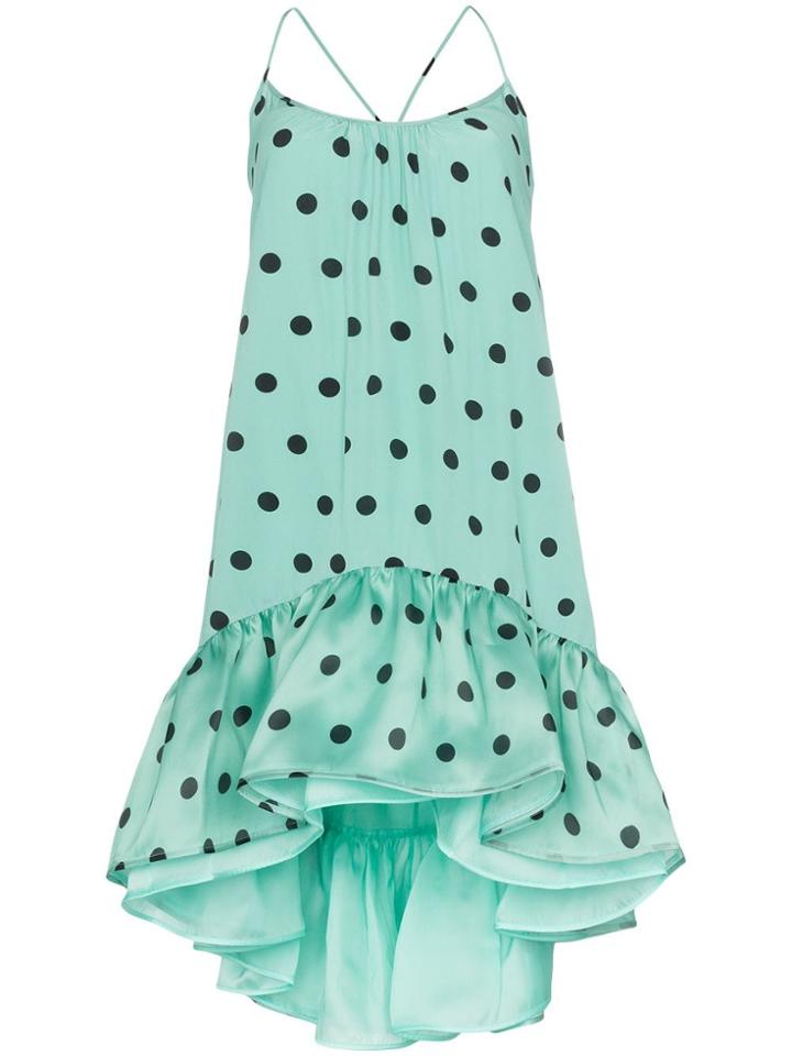 Silvia Tcherassi Brigid Polka-dot Print Dress - Blue