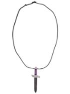 Gavello Diamond Dagger Pendant Necklace