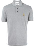 Moschino Vintage Classic Polo Shirt, Men's, Size: Xs, Grey, Cotton