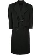 Comme Des Garçons Vintage Detachable Collar Skirt Suit - Black