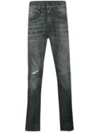 R13 High Waisted Skinny Jeans - Black