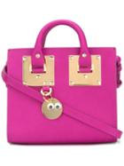 Sophie Hulme Metallic Detail Crossbody Bag, Women's, Pink/purple