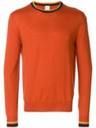 Paul Smith Crew Neck Sweater - Yellow & Orange