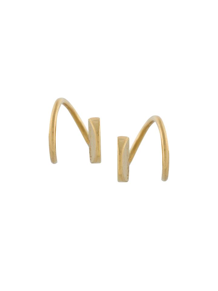 Maria Black 18kt Gold Mae Twirl Earrings - Metallic