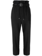 Diesel Black Gold Paper Bag Waist Trousers, Women's, Size: 42, Polyester/spandex/elastane/virgin Wool