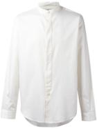 Ps By Paul Smith Band Collar Shirt, Men's, Size: Xxl, Nude/neutrals, Cotton