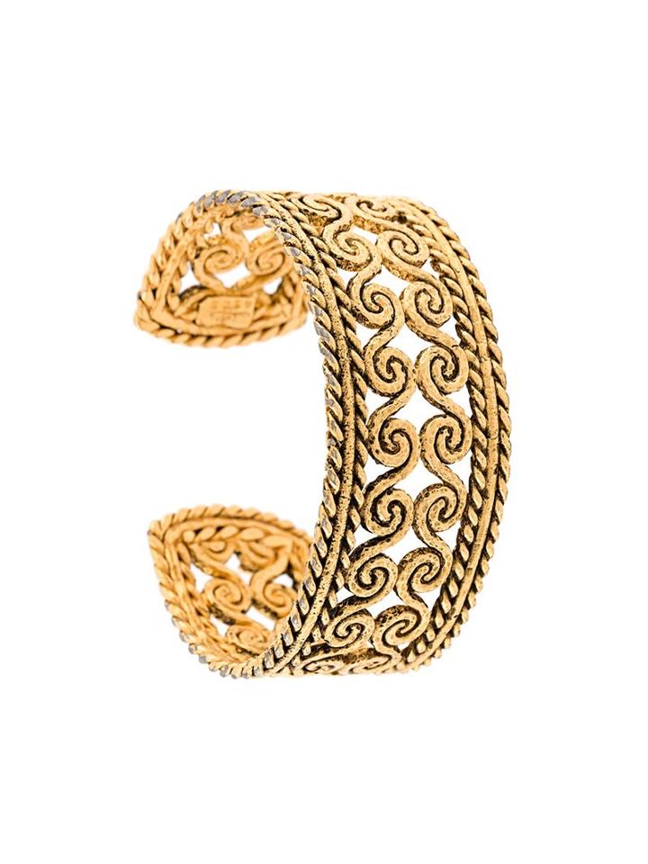 Chanel Vintage Art Deco Cuff