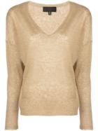Nili Lotan V-neck Sweater - Yellow