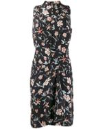 Chanel Vintage 2000's Floral Short Dress - Black