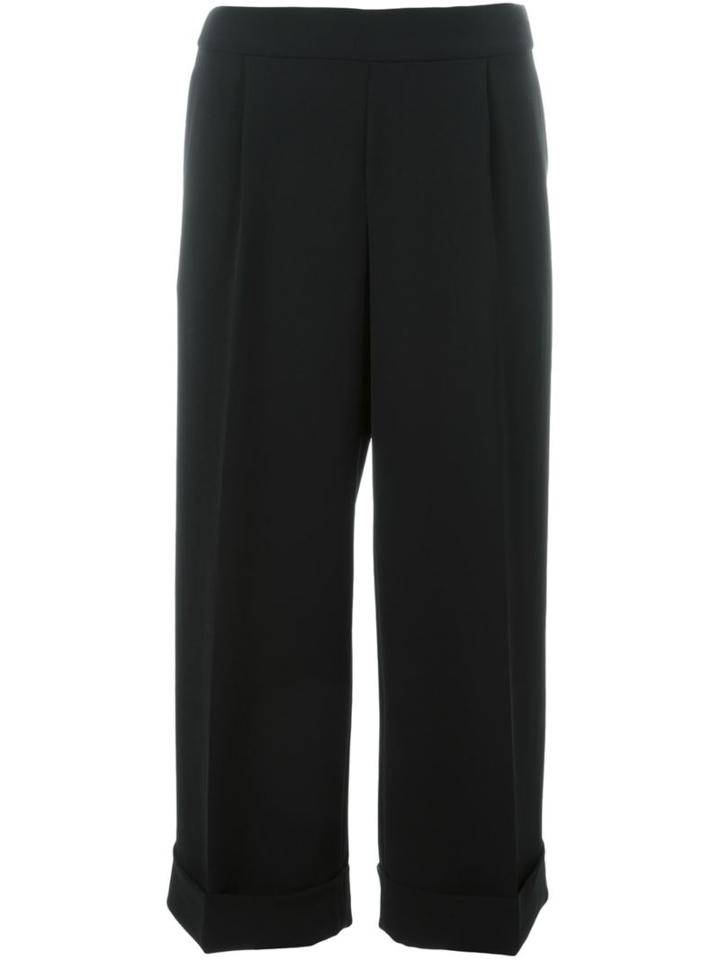 P.a.r.o.s.h. 'pirata' Trousers, Women's, Size: Medium, Black, Polyester/spandex/elastane