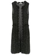 Cecilia Prado Rosemar Long Knit Vest - Black