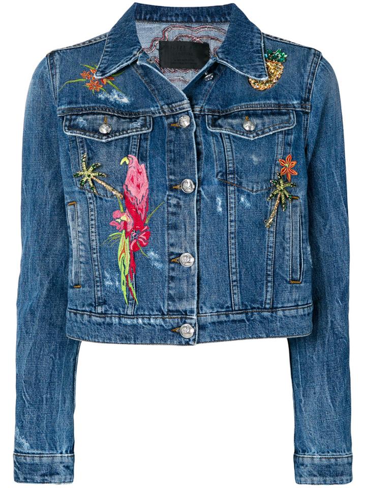 Philipp Plein Glaudiolus Denim Jacket - Blue