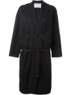 Henrik Vibskov Chock Long Coat, Women's, Size: S, Black, Cotton/spandex/elastane