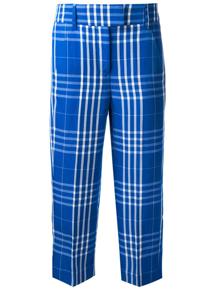Dondup Ivy Trousers, Women's, Size: 44, Blue, Linen/flax/viscose