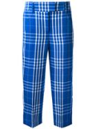 Dondup Ivy Trousers, Women's, Size: 44, Blue, Linen/flax/viscose