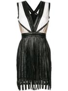 Just Cavalli Fitted V-neck Dress - Black