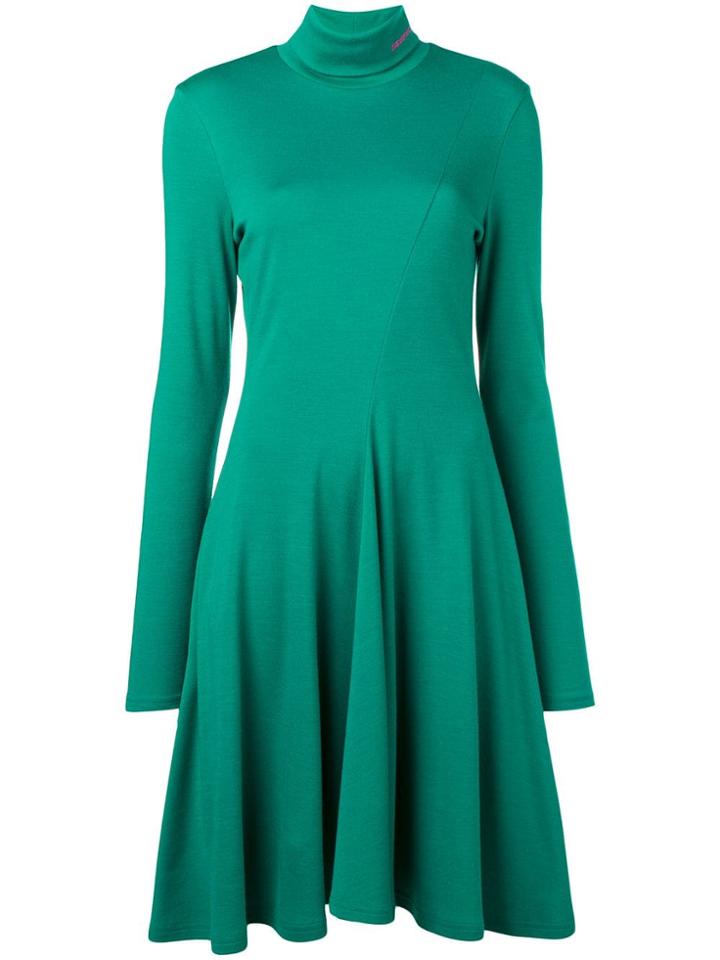 Calvin Klein 205w39nyc Roll Neck Midi Dress - Green