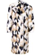 Givenchy Faux-fur Oversized Coat - White