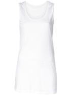 Demoo Parkchoonmoo Layered Tank Top, Women's, Size: 36, White, Polyester/rayon