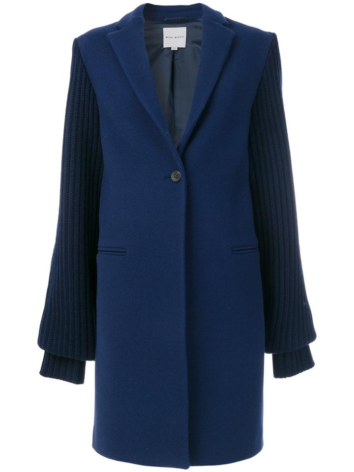 Mira Mikati Oversized Coat - Blue