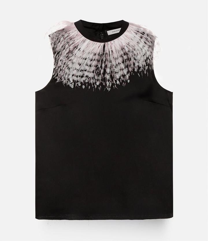 Christopher Kane Feather Insert Top