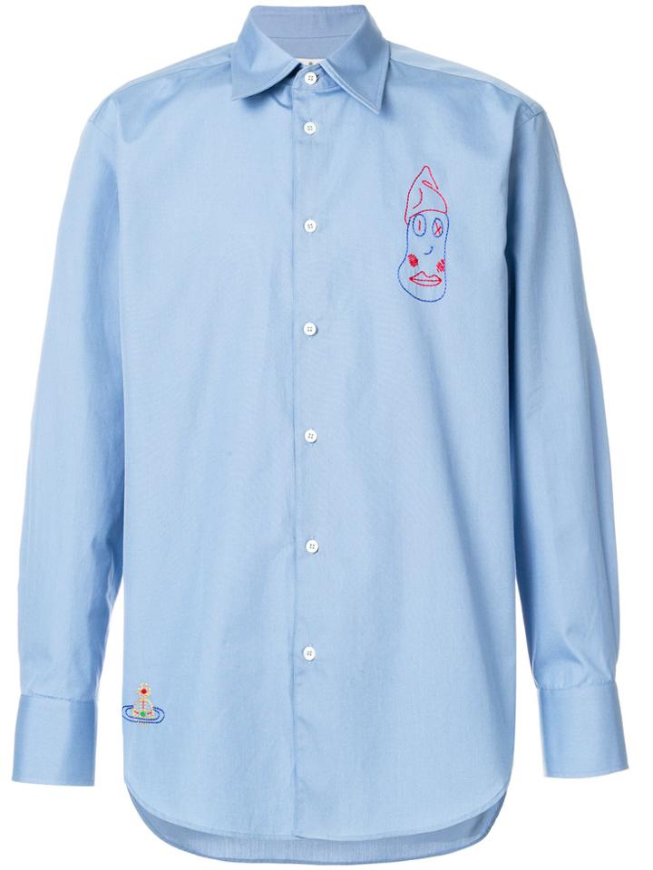 Vivienne Westwood Stitch Details Shirt - Blue