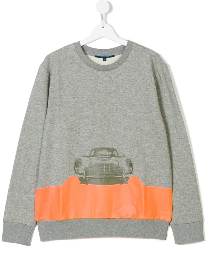 Aston Martin Kids Car Print Sweatshirt - Grey