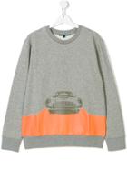 Aston Martin Kids Car Print Sweatshirt - Grey