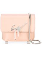 Signature Crossbody Bag - Women - Leather - One Size, Nude/neutrals, Leather, Giuseppe Zanotti Design
