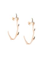Christina Debs Deer Hoop Earrings