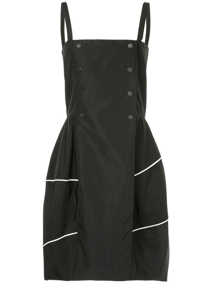Zambesi Bulb Fitted Wrap Dress - Black