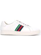 Ps By Paul Smith Striped Low-top Sneakers - White