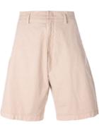 No21 Knee Denim Shorts, Women's, Size: 38, Nude/neutrals, Cotton/spandex/elastane