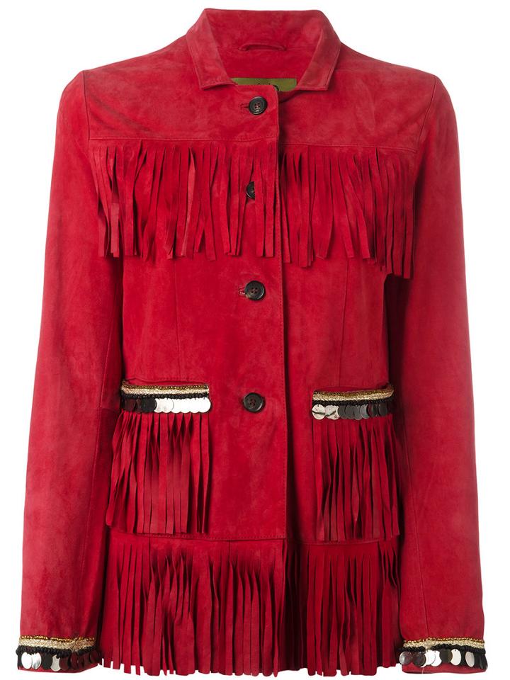 Alessandra Chamonix - Diane Jacket - Women - Leather - 42, Women's, Red, Leather