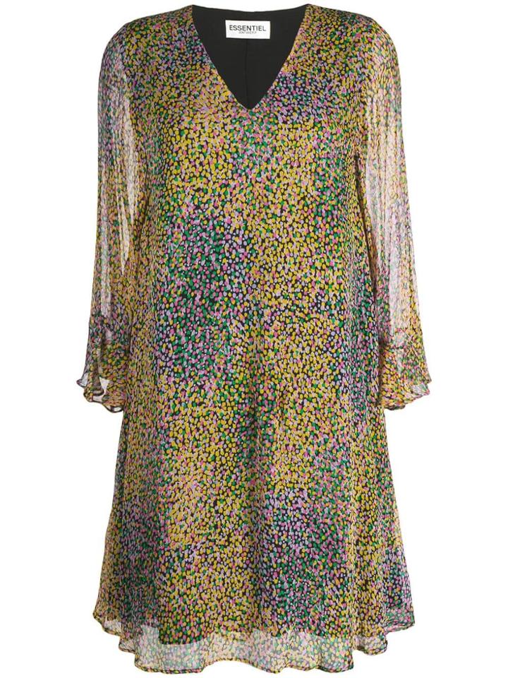Essentiel Antwerp Silverlyn Polka Dot Dress - Black
