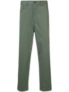 Odin Relaxed Fit Slouch Trousers - Green