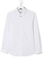 Paul Smith Junior Teen Airplane-print Shirt - White