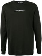 Dolce & Gabbana Logo Print Long-sleeve T-shirt - Black