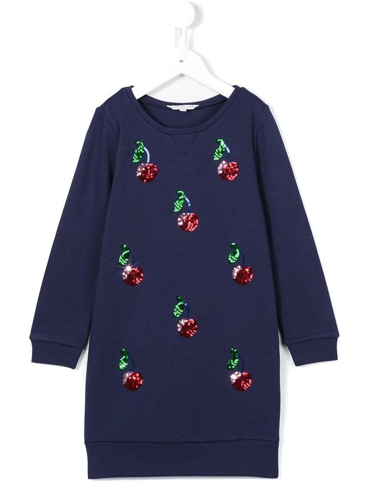 Little Marc Jacobs Sequin Embellished Sweatshirt Dress, Toddler Girl's, Size: 5 Yrs, Blue