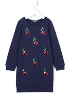 Little Marc Jacobs Sequin Embellished Sweatshirt Dress, Toddler Girl's, Size: 5 Yrs, Blue