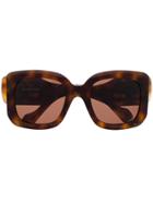 Balenciaga Eyewear Paris D-frame Sunglasses - Brown