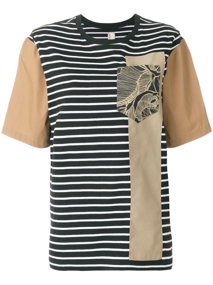 Antonio Marras Blocked Print T-shirt - Black