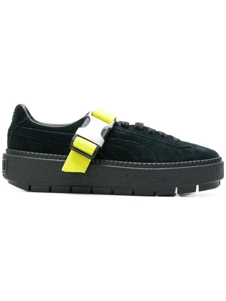 Puma Clip Buckle Sneakers - Black